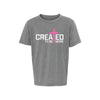 Created To Be More Youth Foundation Tee - Dark Heather Grey