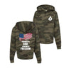 Grounded in God, Standing in Freedom Youth Foundation Hoodie - Forest Camo
