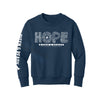 The Hope In Him Youth Foundation Crewneck Sweatshirt - Navy