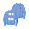 Faith Over Fear Youth Foundation Crewneck Sweatshirt - Carolina Blue