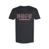 The Hope In Him Premium Tee - Heather Charcoal