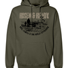 God, Family, Outdoors Foundation Hoodie - Army