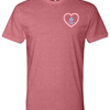 Love Never Fails Foundation Tee - Heather Mauve