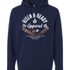 Faith and Feathers Performance Lightweight Hoodie - Classic Navy