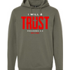 I Will Trust Lightweight Performance Hoodie - Pine