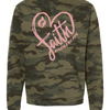 Heart of Faith Foundation Crewneck Sweatshirt - Forest Camo