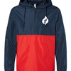 R&R Pathfinder Windbreaker - Classic Navy/ Red
