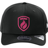 Armor & Flame Curved Perforated Snapback - Black