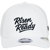 R&R Signature Curved Perforated Snapback - White
