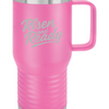 R&R 20 oz Insulated Travel Mug With Slider Lid - Pink