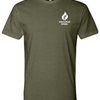 Faith Fueled and Stress Free Foundation Tee - Military Green