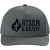 R&R 5-Panel Performance Hat - Heather Gear Grey