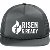 R&R Foam Flat Brim Trucker - Graphite