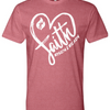 Heart of Faith Foundation Tee - Heather Mauve
