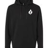 One Nation His Glory Lightweight Performance Hoodie - Black