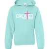 Created To Be More Youth Foundation Hoodie (Girls Color Wave) - Mint