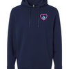 Love Never Fails Lightweight Performance Hoodie - Classic Navy