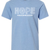 The Hope In Him Youth Foundation Tee - Heather Columbia Blue