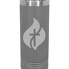 R&R 22 oz. Skinny Tumbler with Slider Lid - Dark Gray