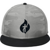R&R Eternal Flame Snapback - Black/ Rainstorm Grey Camo