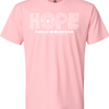 The Hope In Him Foundation Tee - Heather Light Pink