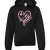 Heart of Faith Foundation Youth Hoodie - Black