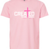 Created To Be More Youth Foundation Tee - Heather Light Pink