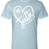 Heart of Faith Foundation Tee - Ice Blue