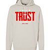 I Will Trust Lightweight Performance Hoodie - Smoke