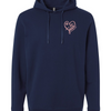 Heart of Faith Lightweight Performance Hoodie - Classic Navy