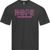 The Hope In Him Oversized Tee - Graphite Black