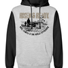 God, Family, Outdoors Foundation Hoodie - Grey Heather/ Black