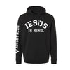 Jesus Is King Lightweight Performance Hoodie - Black