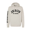 Jesus Is King Lightweight Performance Hoodie - Smoke