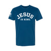 Jesus Is King Premium Tee - Cool Blue