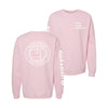 Faith. Family. Volleyball. Premium Heavyweight Crew - Light Pink