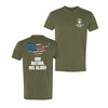 One Nation His Glory Premium Tee - Military Green