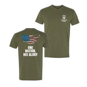 One Nation His Glory Premium Tee