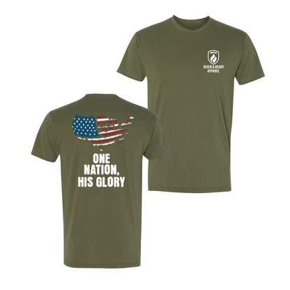 One Nation His Glory Premium Tee
