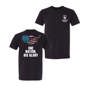 One Nation His Glory Premium Tee