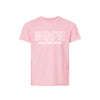The Hope In Him Youth Foundation Tee - Heather Light Pink