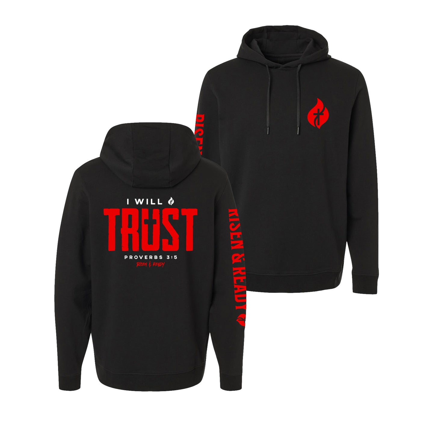 I Will Trust Lightweight Performance Hoodie