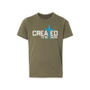 Created To Be More Youth Foundation Tee - Military Green