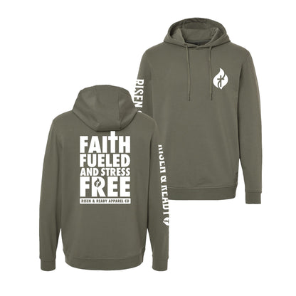 Faith Fueled and Stress Free Lightweight Performance Hoodie