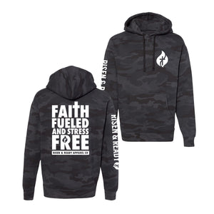Faith Fueled and Stress Free Premium Heavyweight Hoodie