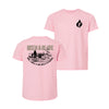 God, Family, Outdoors Youth Foundation Tee - Heather Light Pink