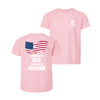 Grounded in God, Standing in Freedom Youth Foundation Tee - Heather Light Pink