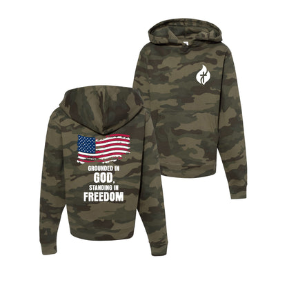 Grounded in God, Standing in Freedom Youth Foundation Hoodie