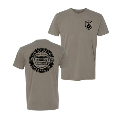 Running on Caffeine and Jesus Premium Tee