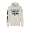 Tailgate Faith Lightweight Performance Hoodie - Smoke